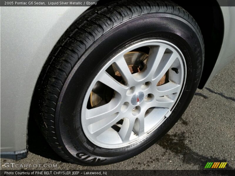 Liquid Silver Metallic / Ebony 2005 Pontiac G6 Sedan