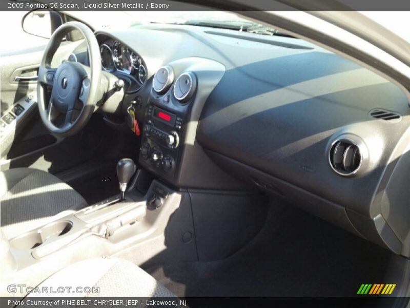 Liquid Silver Metallic / Ebony 2005 Pontiac G6 Sedan