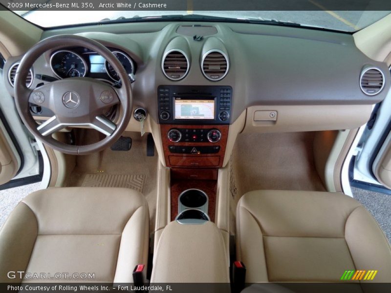 Arctic White / Cashmere 2009 Mercedes-Benz ML 350