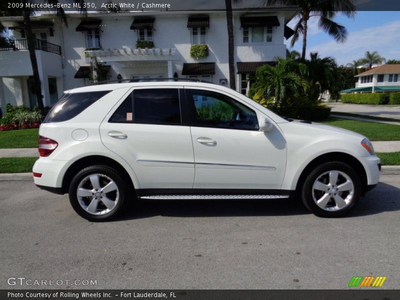 Arctic White / Cashmere 2009 Mercedes-Benz ML 350