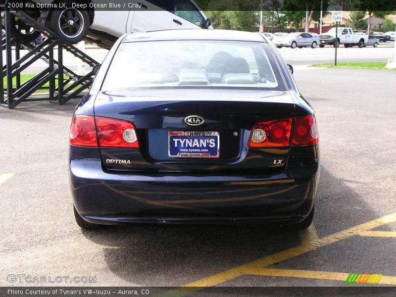 Deep Ocean Blue / Gray 2008 Kia Optima LX