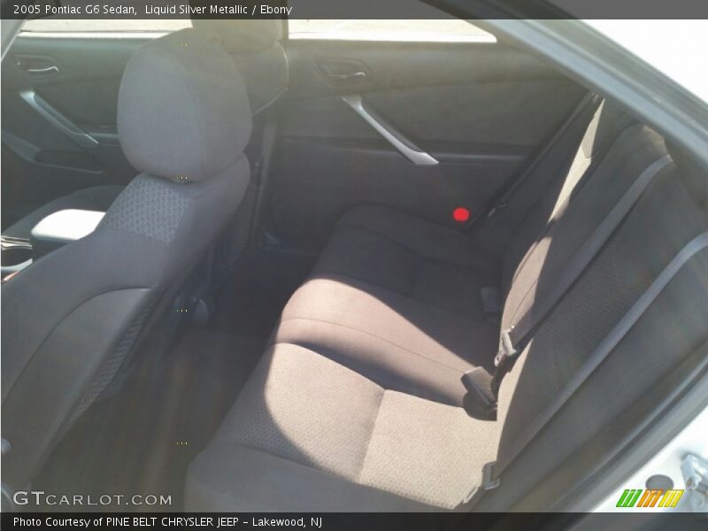 Liquid Silver Metallic / Ebony 2005 Pontiac G6 Sedan