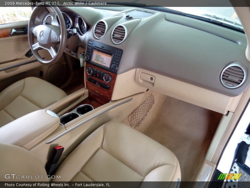 Arctic White / Cashmere 2009 Mercedes-Benz ML 350