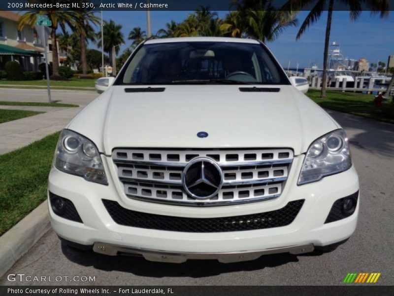 Arctic White / Cashmere 2009 Mercedes-Benz ML 350