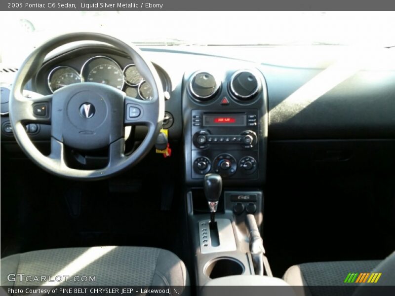 Liquid Silver Metallic / Ebony 2005 Pontiac G6 Sedan