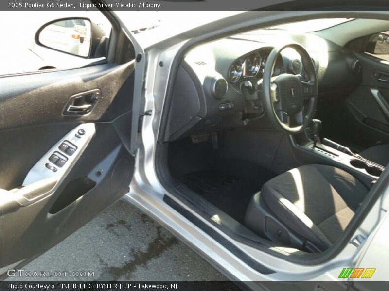 Liquid Silver Metallic / Ebony 2005 Pontiac G6 Sedan