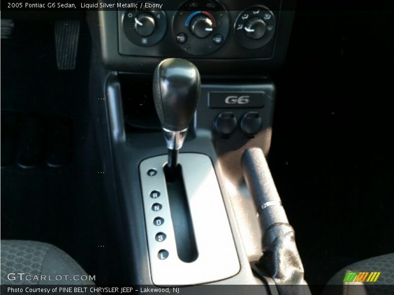 Liquid Silver Metallic / Ebony 2005 Pontiac G6 Sedan