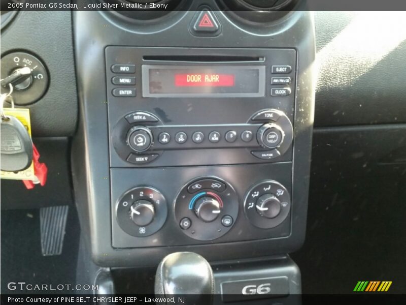 Liquid Silver Metallic / Ebony 2005 Pontiac G6 Sedan