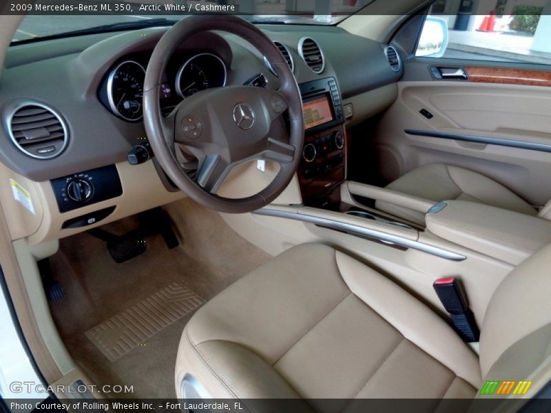  2009 ML 350 Cashmere Interior