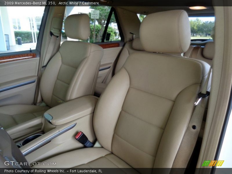 Front Seat of 2009 ML 350