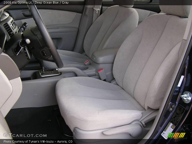 Deep Ocean Blue / Gray 2008 Kia Optima LX