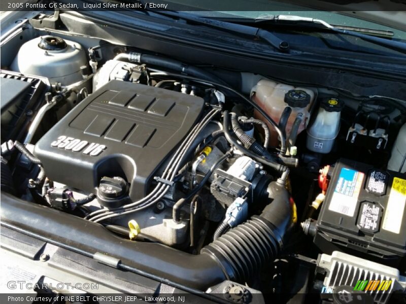Liquid Silver Metallic / Ebony 2005 Pontiac G6 Sedan