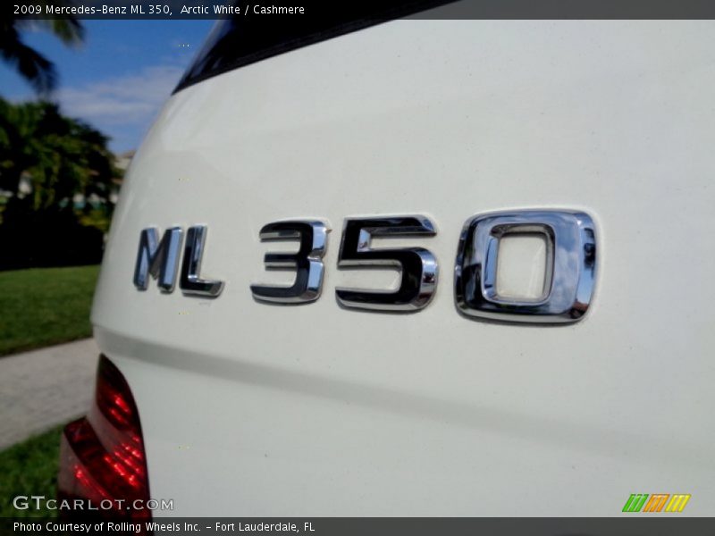 Arctic White / Cashmere 2009 Mercedes-Benz ML 350
