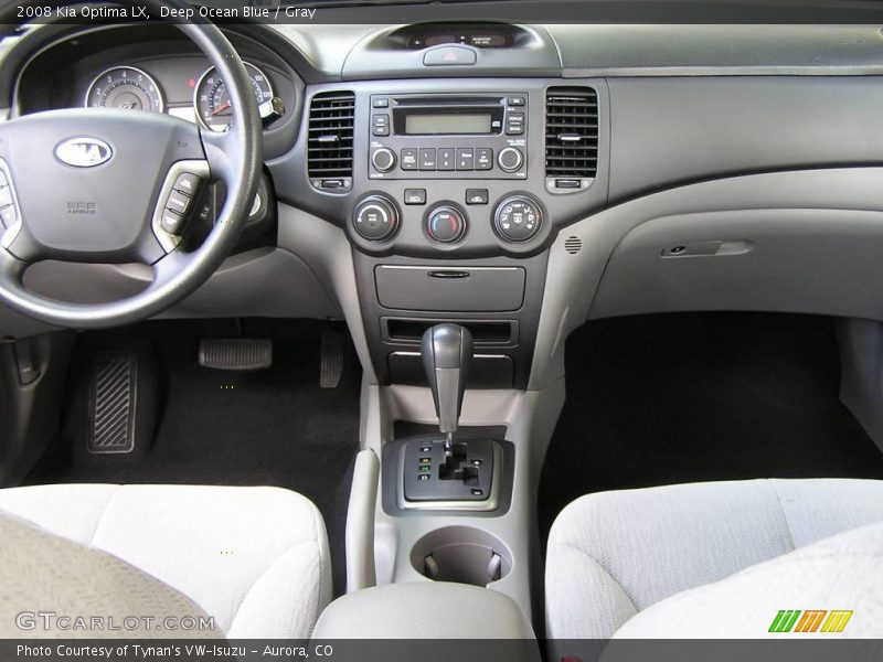 Deep Ocean Blue / Gray 2008 Kia Optima LX