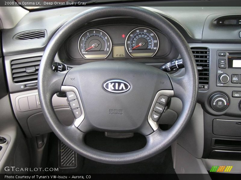 Deep Ocean Blue / Gray 2008 Kia Optima LX
