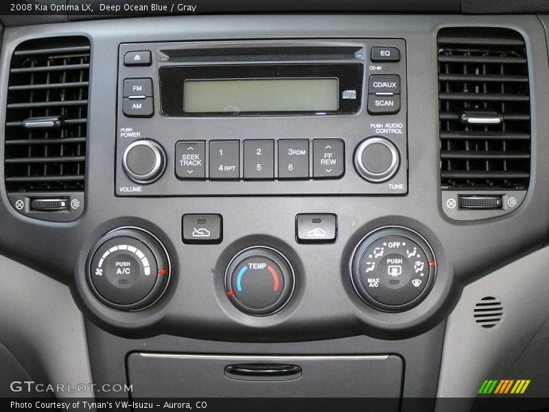 Deep Ocean Blue / Gray 2008 Kia Optima LX