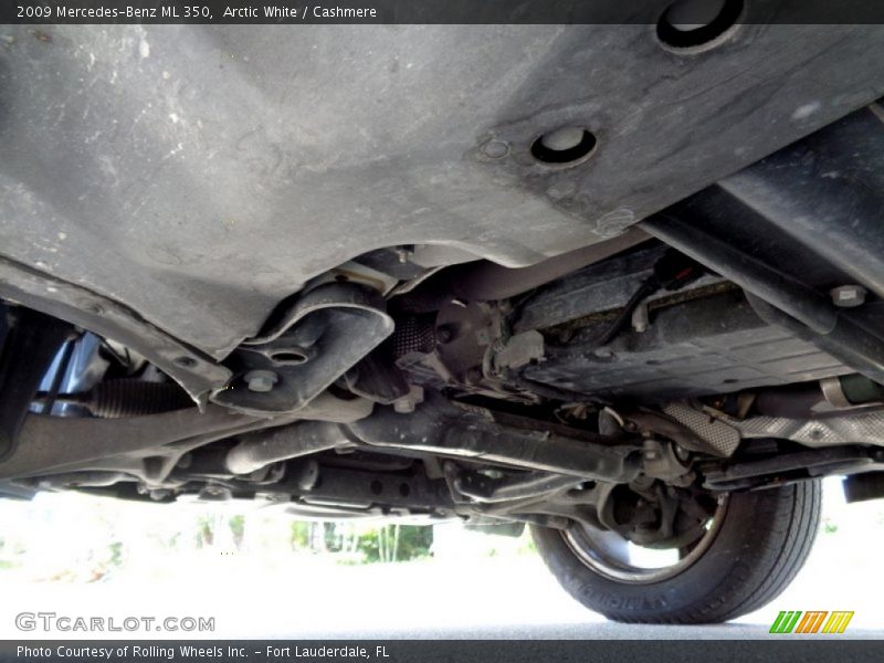Undercarriage of 2009 ML 350