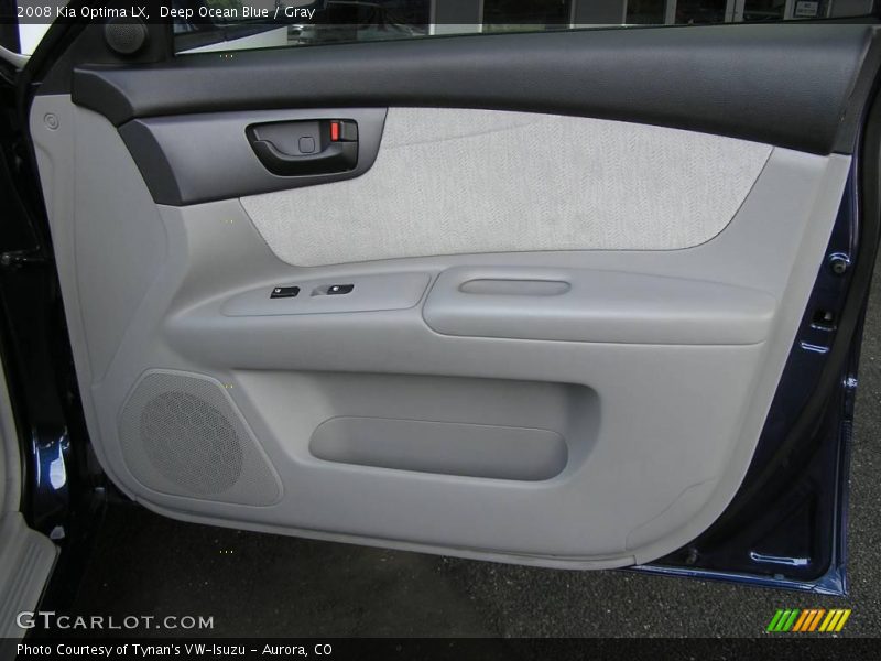 Deep Ocean Blue / Gray 2008 Kia Optima LX