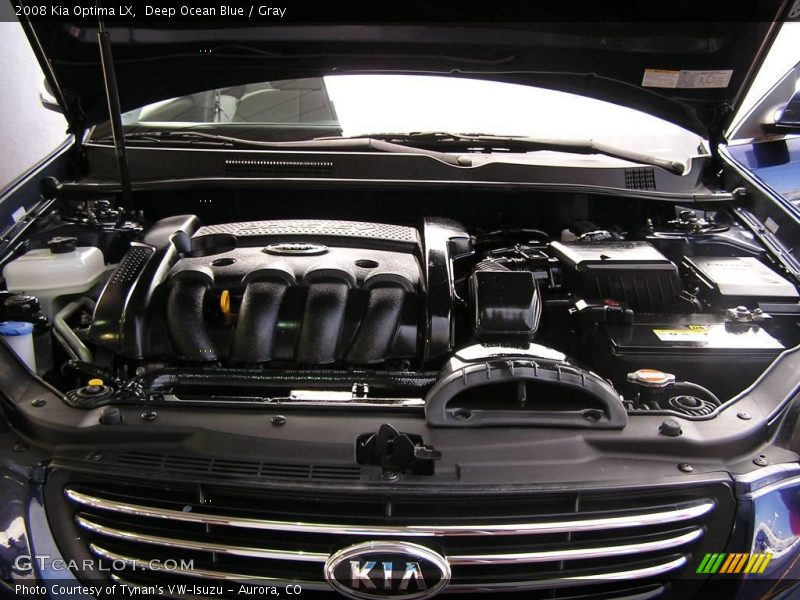 Deep Ocean Blue / Gray 2008 Kia Optima LX