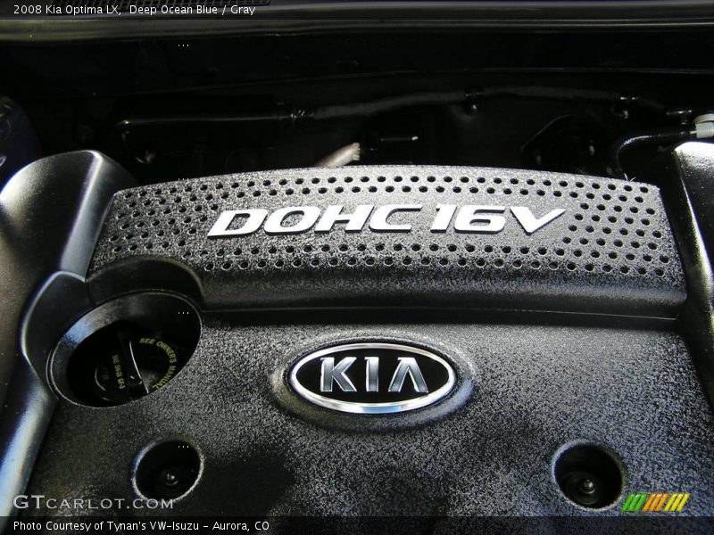 Deep Ocean Blue / Gray 2008 Kia Optima LX