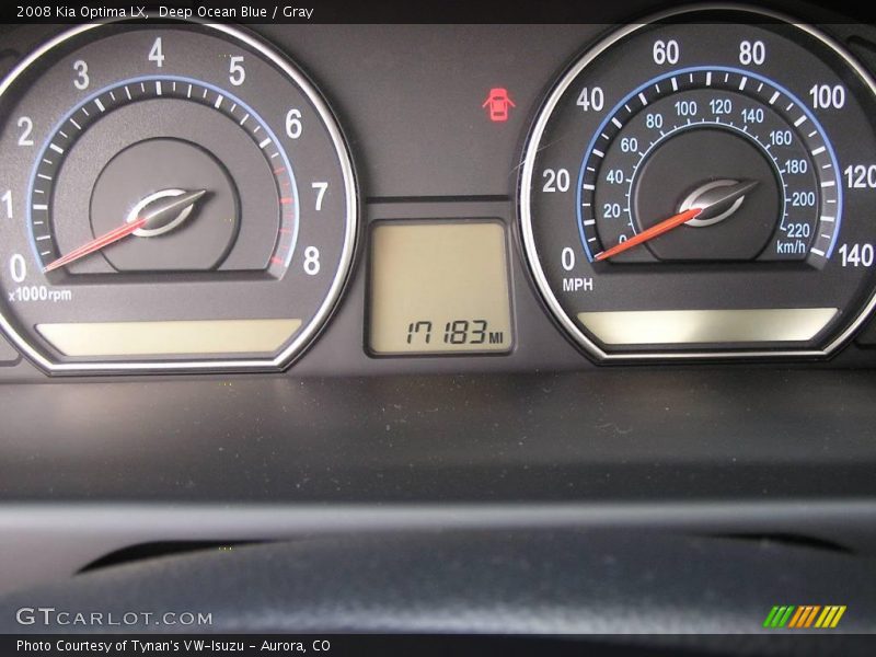 Deep Ocean Blue / Gray 2008 Kia Optima LX