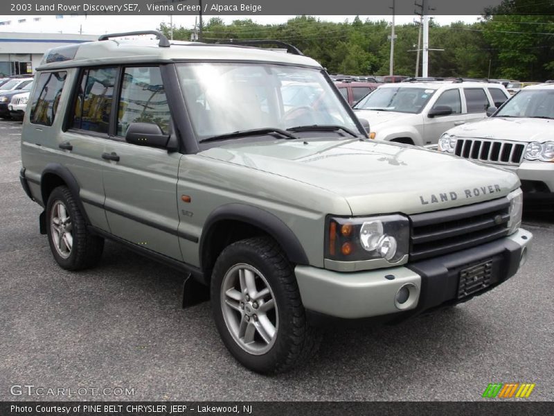 Vienna Green / Alpaca Beige 2003 Land Rover Discovery SE7