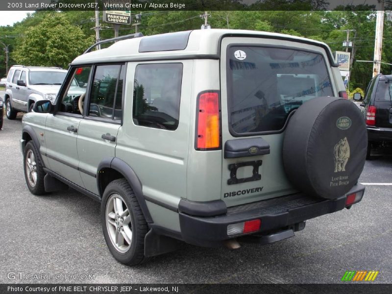 Vienna Green / Alpaca Beige 2003 Land Rover Discovery SE7
