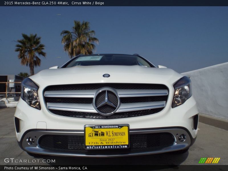 Cirrus White / Beige 2015 Mercedes-Benz GLA 250 4Matic