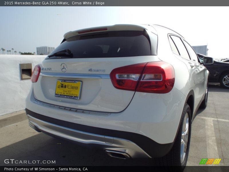 Cirrus White / Beige 2015 Mercedes-Benz GLA 250 4Matic