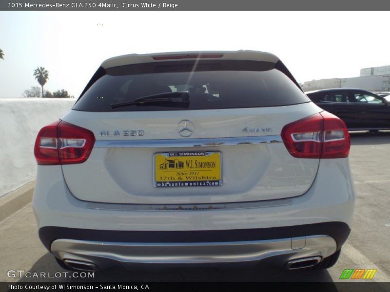 Cirrus White / Beige 2015 Mercedes-Benz GLA 250 4Matic