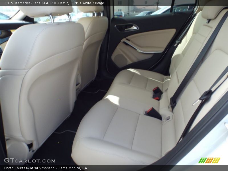 Cirrus White / Beige 2015 Mercedes-Benz GLA 250 4Matic
