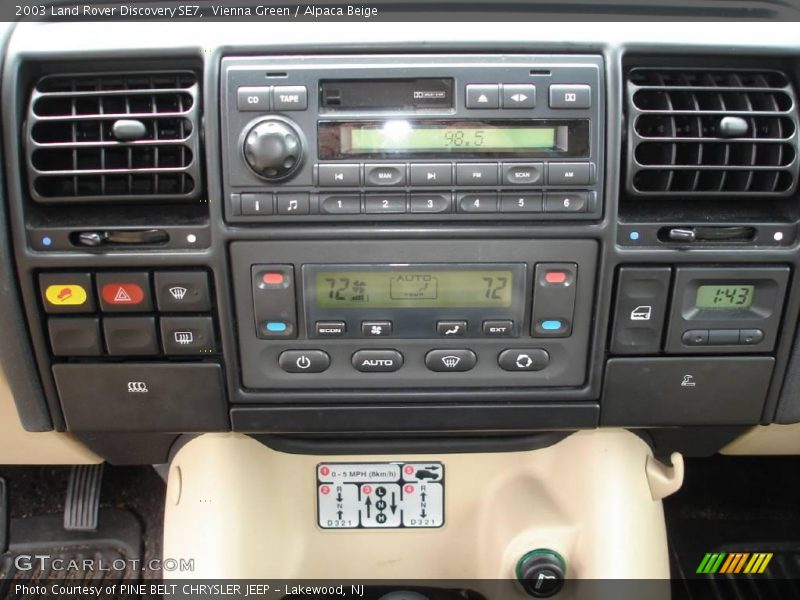 Vienna Green / Alpaca Beige 2003 Land Rover Discovery SE7