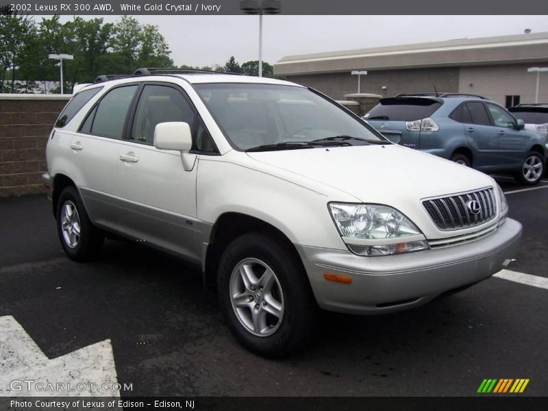 White Gold Crystal / Ivory 2002 Lexus RX 300 AWD