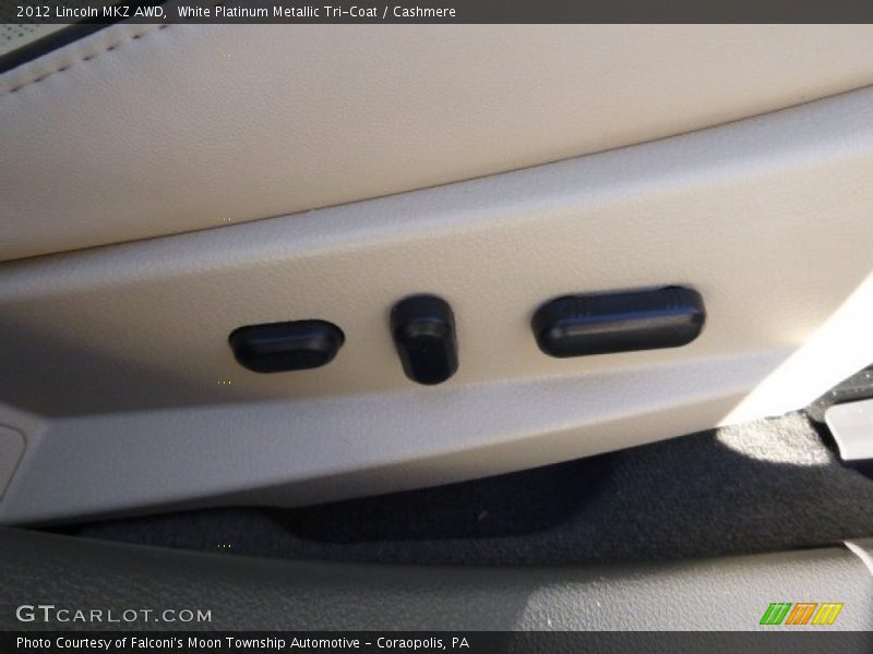White Platinum Metallic Tri-Coat / Cashmere 2012 Lincoln MKZ AWD