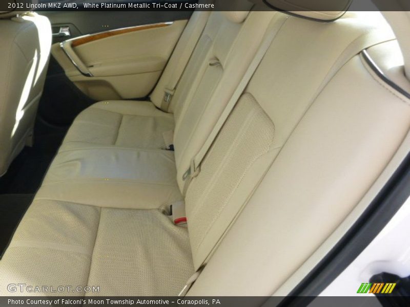 White Platinum Metallic Tri-Coat / Cashmere 2012 Lincoln MKZ AWD