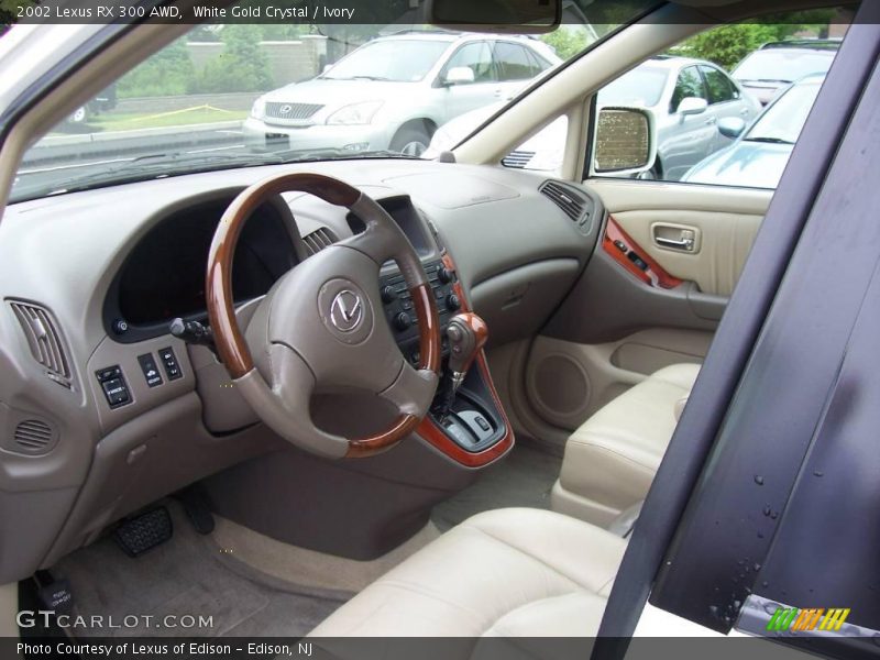 White Gold Crystal / Ivory 2002 Lexus RX 300 AWD