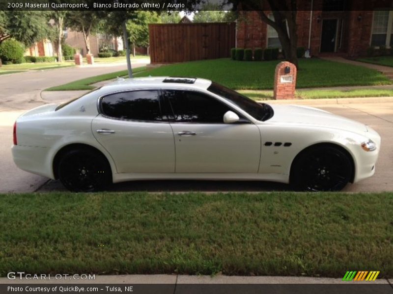 Bianco Eldorado (White) / Avorio 2009 Maserati Quattroporte