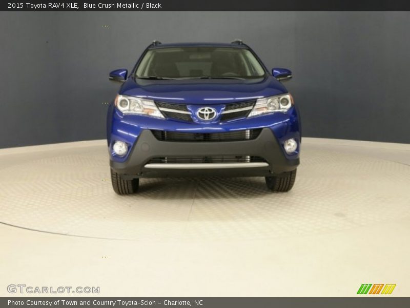 Blue Crush Metallic / Black 2015 Toyota RAV4 XLE