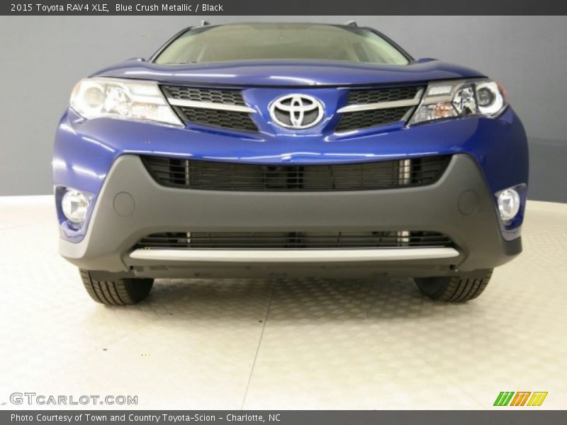Blue Crush Metallic / Black 2015 Toyota RAV4 XLE
