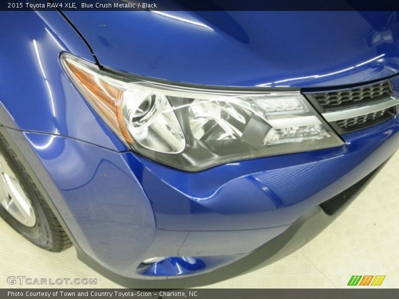 Blue Crush Metallic / Black 2015 Toyota RAV4 XLE