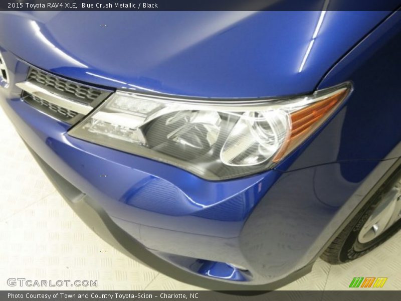 Blue Crush Metallic / Black 2015 Toyota RAV4 XLE