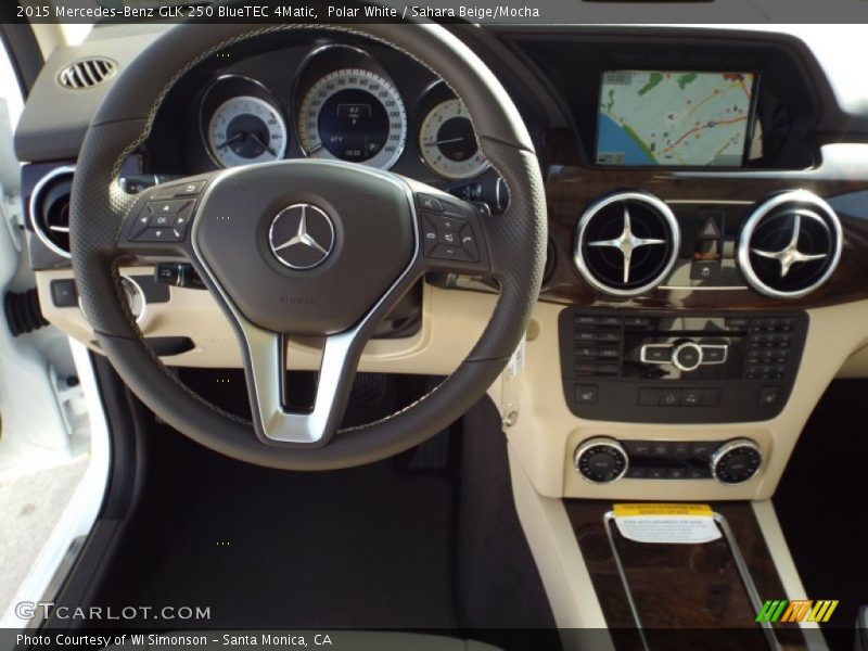 Polar White / Sahara Beige/Mocha 2015 Mercedes-Benz GLK 250 BlueTEC 4Matic