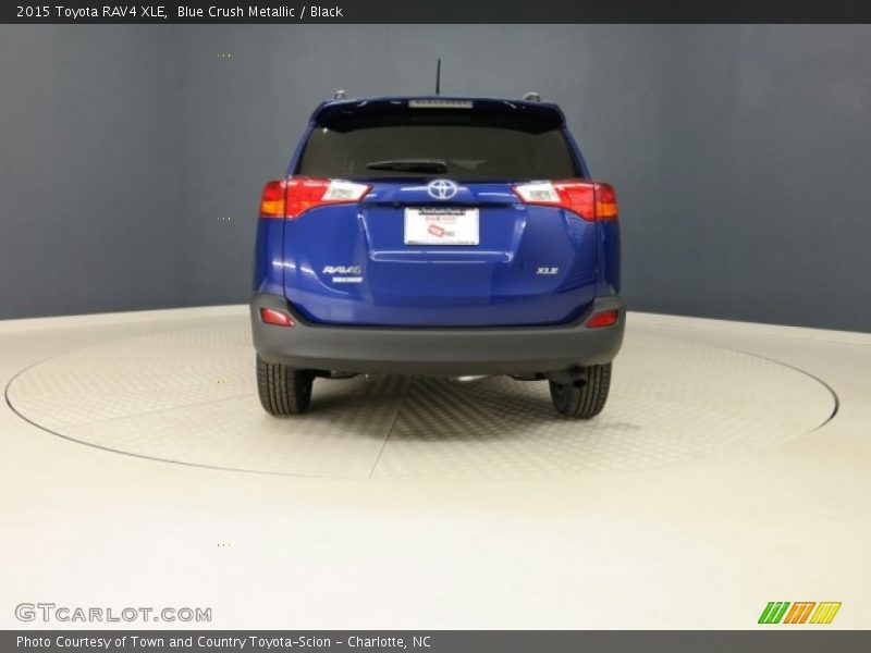 Blue Crush Metallic / Black 2015 Toyota RAV4 XLE