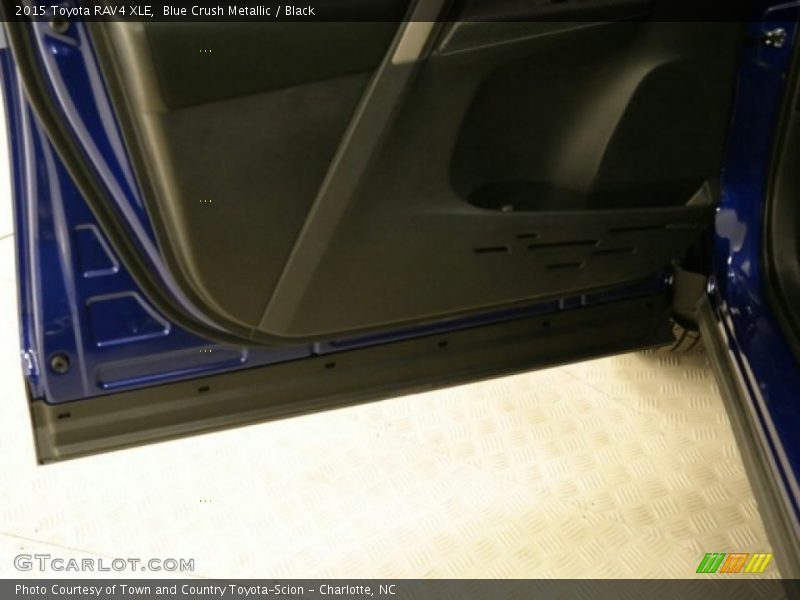 Blue Crush Metallic / Black 2015 Toyota RAV4 XLE