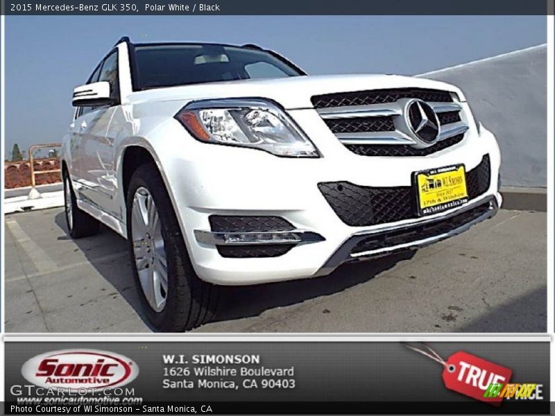 Polar White / Black 2015 Mercedes-Benz GLK 350