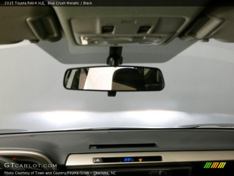 Blue Crush Metallic / Black 2015 Toyota RAV4 XLE