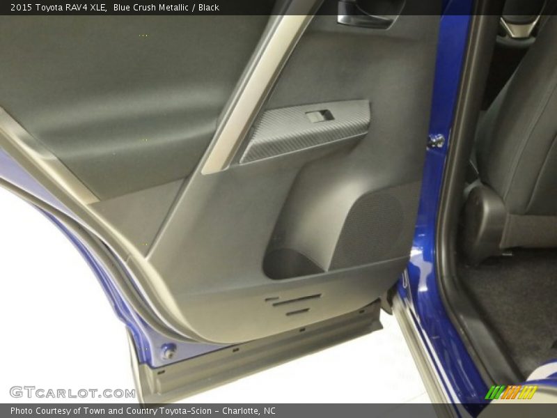 Blue Crush Metallic / Black 2015 Toyota RAV4 XLE