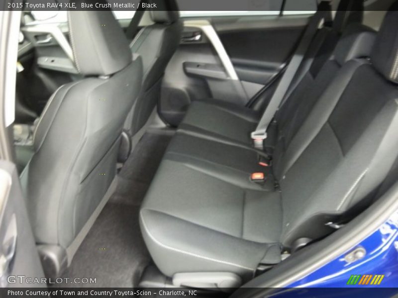 Blue Crush Metallic / Black 2015 Toyota RAV4 XLE