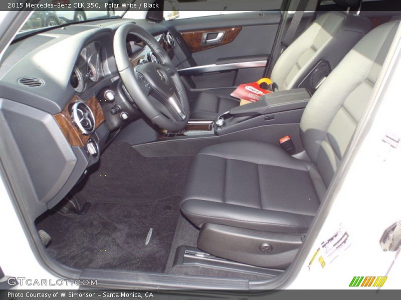 Polar White / Black 2015 Mercedes-Benz GLK 350