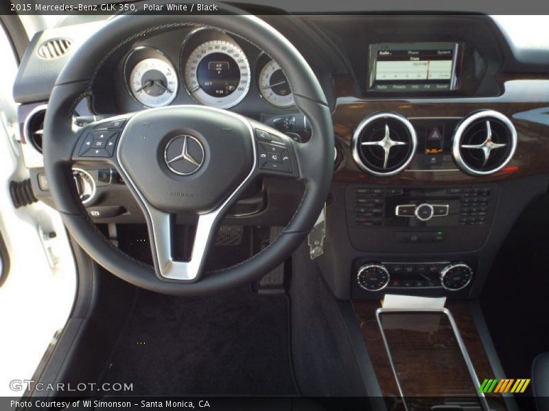 Polar White / Black 2015 Mercedes-Benz GLK 350